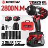 ONEVAN Avvitatore elettrico a impulsi ONEVAN 2800N.M senza spazzole, ad alta coppia, da 1/2 pollice, utensile di riparazione per batteria Makita 18V.