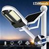 Intelamp Lampione Solare da Esterno Durevole 12500mAh, Pannello Solare Super Grande, 4 Modalità, Doppio Sensore di Movimento per Strada, Giardino, Cortile, Vialetto, Garage
