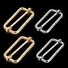 NONE 10 Pezzi Fibbie Scorrevoli in Metallo a Tre Vie, Regolatori a Rullo per Cinghie Borsa, Accessori 13mm 16mm 20mm 26mm 32mm 50mm