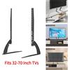 NONE Supporto TV universale da tavolo per TV LCD da 32-70 pollici, base con capacità di 35 kg, piastra in acciaio da 3 mm, altezza regolabile per camera da letto e soggiorno