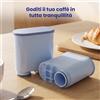 Reimol 6 filtri di ricambio per macchina da caffè, compatibili con le serie Philips Saeco 2200/2300/3200/3300/4400