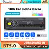 podofo Autoradio Podofo 1Din MP3 con Bluetooth, Telecomando, USB/SD/AUX-IN, Porta ISO, FM, Audio, Musica, 12V, 2 Canali