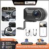 NONE Podofo Dashcam per Moto Senza Schermo 1080P HD, Impermeabile IP66 110° ° Registratore Video per Moto con Registrazione in Loop