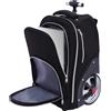 NONE NUOVO Zaino Trolley da 45L, Ideale come Bagaglio a Mano con Ruote, Funzioni Multiple Combinate, Adatto per Viaggi d'Affari, Scuola