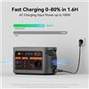 FF FlashFish FlashFish Stazione di Alimentazione Portatile 300W, Generatore Solare 179.2WH con Batteria LiFePO4 per Casa, Campeggio, Emergenze e Alimentazione Mobile
