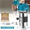 Seeiswork Fresatrice Elettrica 30000RPM per Legno, Macchina per Incisione e Rifilatura, Utensile Versatile per Lavorazione del Legno con Set di 15 Punte