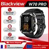 Blackview W70 Pro Smartwatch robusto e impermeabile, chiamate Bluetooth, schermo TFT da 2,01 pollici, 900 mAh, resistenza all'acqua fino a 10 m, per esterni