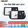 OSSURET 1Din 8G 128G Carplay 9'' Android Autoradio Per Fiat 500 2007-2014 GPS Lettore Multimediale Video Navi 4G WIFI BT DSP 7862