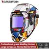 ARCCAPTAIN Maschera per saldatura ARCCAPTAIN con oscuramento automatico 1/25000s per saldatura TIG MIG ARC, visore True Color 1/1/1/1 con 4 sensori di arco, casco per saldatori