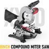NONE 45 ° Sega a troncare e sezionare obliqua da 8 pollici, 1400W, con lama in carburo da 24 denti, 5000 RPM, utensile da taglio per legno