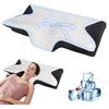 NONE Cuscino Cervicale in Memory Foam, Design Ergonomico Sagomato, Memory Foam Premium, per Dolori al Collo, Cuscini di Supporto Sagomati, Cuscino per il Collo