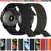 NONE 20mm 22mm 26mm cinturino per Garmin Fenix E 8 47mm 51mm 7 7X Pro/Enduro 3 2 sgancio rapido gancio ad anello cinturino sportivo in nylon 965 955 945 935
