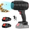 HGTUGO Soffiatore d'Aria Turbo Portatile Senza Fili 120km/h, Ventilatore a Getto 36000rpm, Potente Strumento per Soffiare Foglie, Neve e Polvere