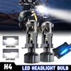NONE UNISHINE H4 LED 90000LM Super Luminoso Canbus Fari Auto 6500K Bianco Lampadine Fari Auto Luci di Croce Kit Illuminazione Auto