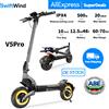 SwiftWind Monopattino Elettrico Off-road V5Pro 10 Pollici Certificato ABE 500W 48V12.5Ah Pneumatici Fuoristrada Doppia Sospensione Freno Elettrico App Voltix Germania