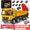 Mould King 17050 Giocattoli Tecnici Auto RC Actros con Gru Autocaricante, Set di Costruzioni per Bambini, Regalo di Natale