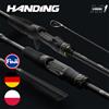 HANDING 【Dalla Polonia】Canna da Pesca HANDING M1 per Bass con Anelli Guida Fuji O+A, Fusto in Fibra di Carbonio 24T, Manico per Spinning e Casting 1.68-2.13m