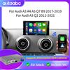 AUTOABC Adattatore wireless CarPlay Android Auto per Audi A3 Q2 2012-2021, kit retrofit CarPlay, supporta MirrorLink, Bluetooth, GPS