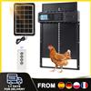 Warmom Porta Automatica per Pollaio con Sensore, Porta per Animali in Lega di Alluminio con Modalità di Temporizzazione Manuale e Automatica per Gestione Fattoria