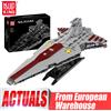 Mould King 21074 Star Plan Building Block MOC Republic Attack Cruiser Modello da Assemblare Nave Spaziale Giocattolo in Mattoncini Regalo di Natale per Bambini