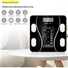 NONE Bilancia smart Bluetooth 180 kg, bilancia digitale con analisi della composizione corporea, bilancia connessa per il monitoraggio del peso e dei dati corporei, per uso domestico e in bagno
