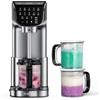 LINKChef Macchina per gelato 360 ° Macchina per Gelato a Doppia Lama con 3 Vaschette per Gelato, Sorbetto, Yogurt, Milkshake, Programmi One-Touch, Senza BPA