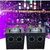 Butoy 2 Pezzi Macchina per Bolle di Fumo da Palcoscenico con Controllo Remoto DMX, LED RGBW 16x3W, Getto di Bolle di Sapone e Fumo per Matrimoni, DJ, Discoteche, Feste, Spettacoli di Danza