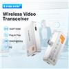 Lemorele Trasmettitore e Ricevitore Wireless Type-C Kit di Trasmissione Video HDMI 1080P a Bassa Latenza per Ufficio/Scuola/Casa