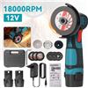 Vremota Kit Smerigliatrice Angolare a Batteria 12V, Ricaricabile al Litio, 18000rpm, Mini Macchina per Taglio e Lucidatura, Utensili per Progetti Fai-da-Te