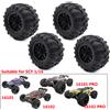 NONE 4 Pneumatici Esagonali Antiscivolo da 12mm per Monster Truck RC 6034 o SCY 16101 Pro 16102 Pro 1:16 Auto RC Fuoristrada