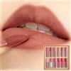 JUJU DREAM 12 rossetti color nude con finiture lucide e opache: rossetti a lunga tenuta, con effetto metallizzato e perlescente, e con sfumature scintillanti e glitterate: perfetti come regalo per San Valentino.