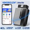 KINGBOLEN Ediag Elite 2026, Scanner OBD2 Bluetooth, Aggiornamenti Gratuiti a Vita, Strumento di Diagnosi Bidirezionale per iOS e Android