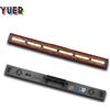 Yuer Barra LED YUER 6x60w COB con Effetto Strobo Ambrato e Lampade RGB Colorate per Illuminazione da Palco, Matrimoni, DJ e Discoteche