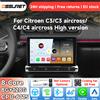 OSSURET AI Android14 Autoradio per C3 Aircross 2017 - 2023 Citroen C4 Sistema Intelligente Carplay Auto Lettore Multimediale Video GPS 4G 6115