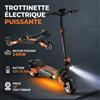 Ruitoo Potente Monopattino Elettrico T2 Master, 2400W, 52V 20.8Ah, Autonomia 65km, Doppio Motore, Pneumatici All-Terrain da 10'', Pieghevole