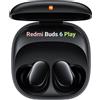 Xiaomi Redmi Buds 6 Play - Cuffie Bluetooth 5.4, 36 ore di autonomia, riduzione del rumore AI, ricarica Type-C, touch, bianco