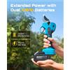Seesii Forbici Elettriche Seesii 50mm con Lame SK5, Trimmer da Giardino Senza Fili 800W, Trimmer Brushless Compatibile con Batteria Makita 18v