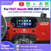 AUTOTOP Autoradio 7" con YouTube, CarPlay Wireless e Android Auto per FIAT Abarth 500 2007-2017, Schermo Touch Multimediale, Telecamera Posteriore
