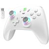 NONE Controller di gioco wireless ECHTPower per PC, bianco, con joystick, supporto per Android e iOS