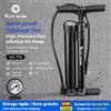 West Biking Pompa per Bicicletta WEST BIKING 160PSI, Portatile con Doppio Tubo, Gonfiaggio Rapido con Manometro, per Bici da Strada, MTB, Moto