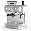 acekool Macchina da Caffè 15 Bar con Macinacaffè Integrato, Montalatte e Serbatoio Acqua da 2,5L, in Acciaio Inox, per Casa e Ufficio