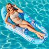 Sloosh Materassino Gonfiabile Galleggiante per Piscina, Sdraio Galleggiante per Adulti, Materassino Gonfiabile a Zattera, Sedia Reclinabile Galleggiante per Feste Estive in Acqua