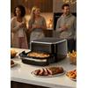 rouny Forno per Pizza 11-in-1 da 12 Pollici 2200W con Schermo Touch, Friggitrice ad Aria da 4,2L con Finestra di Visualizzazione, 360 ° Cottura a 360°, senza ribaltamento, nero