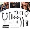 NONE Sistema di Pulegge per Cavi Fai-da-Te 120kg, Attrezzatura Fitness per Power Rack, Squat Rack, Barra per Trazioni, Allenamento di Forza, Palestra Domestica