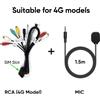 Ainavi Cavo RCA AINAVI per Microfono Esterno, Compatibile con Autoradio Android e Stereo