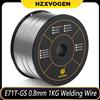 NONE HZXVOGEN Filo per Saldatura 0,8mm 1KG 1 Rotolo E71T-GS Filo Animato Senza Gas Accessori per Saldatrice MIG per Saldatura Metallo Fai-da-te