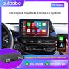 AUTOABC Decoder wireless CarPlay Android Auto per Toyota Touch 2 e Entune 2.0, sistema 2014-2019, controllo vocale, navigazione, modulo Bluetooth