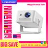 Magcubic 1100ANSI 1080P Proiettore Portatile da Esterno con Autofocus e Supporto 8K HY450MAX, Android 14, WiFi6, Mini Proiettore Beam