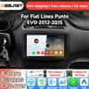 OSSURET Autoradio Android 14 per Fiat Linea Punto EVO 2012-2015, Lettore Multimediale Intelligente con Carplay, GPS 6115