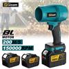 Gisam Soffiatore Elettrico Senza Fili Gisam 150000RPM, Ventilatore Turbo Jet, Soffiatore per Foglie e Polvere, Compatibile con Batteria Makita 18V